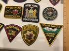 Police Collectors Patch Set 50 Pieces All Different State Patches  Full Size New