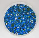 Vintage 1968 H h  Holt Howard Mcm Cup   Saucer In Retro Blue Floral