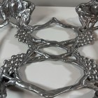 Arthur Court 2003 Grape Vine Casserole Holder Made Of Aluminum 11    X 19   