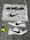 Nike Zoom Rival Sprinter Track Spikes White black Dc8753-100 New Size 8