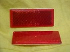 Harley Sportster  Xlh  Xlch  2 New Red Reflectors Rear Fender S 59255-72