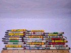 Lot Of 26  Vintage Bullet Pencils Collection Assorted Advertising Styles