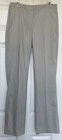 Maggie Lane Women Golf Pants Light Gray Size 6 Straight Leg Zip Pockets Stretch