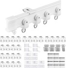    no Curtains Included   flexible Bendable Curved Ceiling Curtain Track  9 8ft 