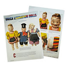 Vintage Unica Liberation Dolls History Article 4 Pages With Photos