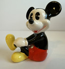 Vintage Disney Mickey Mouse Figurine Sitting