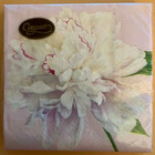 Duchess Peonies Blush 20 Caspari Triple-ply Paper Cocktail Dessert Napkins New