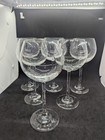 Set Of 6 Crystal Wine Glass 8  Tall 12 Oz Capacity Swirl Stem