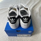 Adidas Men s Superstar Originals Us 6 1 2 Lace Up White black New With Box