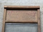 Vintage Washboard National Atlantic Co No 512 Emphis Chicago Saginaw Usa Decor 