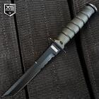 6  Tactical Black Fixed Blade Military Combat Survival Neck Knife W  Sheath