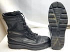 Men s Black Full Leather Safety Toe Combat Boots Usgi Most Sizes 6 5 - 13 5 Usa