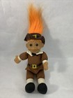 Thanksgiving Troll Dolls Vintage Russ 8 Inch Pilgrims Set 2 Orange Hair