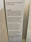 Lot Of 6 Bottles Custom Natural Rose Clear Quartz Glass Water Bottle 550 Ml