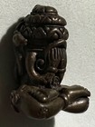 Phra Pidta Phangphrakan Lp Rare Old Thai Buddha Amulet Pendant Magic Ancient 304
