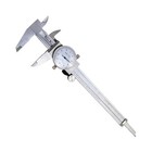 Hfs r  0 - 6  Carbon Steel 4 Way Imperial Dial Caliper  001  Shock Proof