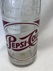 Vintage Pepsi Cola Sparkling 12 Oz Glass Soda Bottle Red White Acl Embossed