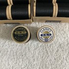 Clark s O n t  Six Cord Black Cotton Sewing Thread Spools In Box Vintage