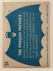 Vintage 1966 Topps Batman Blue Bat Logo  2b The Penguin Prevails