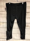 Black Zone Pro Leg Cut Out Active Leggings Size 3x-24 21  Inseam
