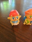 Vintage Playskool 1985 Glow Worm Glo Friends Lot Of 8 Glo Worm Toy Figures