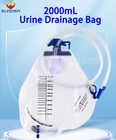 Urinary Drainage Bag With Anti-reflux Chamber For Home And Hospitals Health Aids