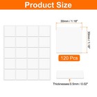 120pcs Double Sided Sticky Tape Dots  Adhesive Two Sided Dots  30 X 30 X 0 5 Mm