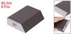 6pcs Sanding Sponge Blocks 80   180-220 Grit  Sanding Block 4 x2 8 x1 