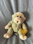 Vintage Plush Baby Chee Chee Monkey Russ Berrie With Pacifier Stuffed Animal