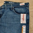 Nwt Wrangler Relaxed Fit Jeans Men s 48 X 29  Medium Wash Stretch Western