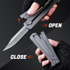 Pocket Knife For Men  Folding Knife  3 75    D2 Steel Blade Pocket Knife Multitool