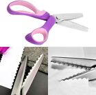 1 Peice Of Scalloped Stainless Steel Handled Professional  Fabric Craft Scissor