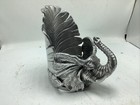 Arthur Court Elephant Wine Bottle Holder Aluminum Black Eyes 6 25  X 4 5  2003