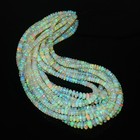 Top Quality Opal Beads Rondelle Opal Beads White  Opal Beads Gift For Sister 741