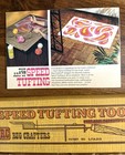 Vtg 1970s Rc Rug Crafters Speed Tufting Tool Set W box   Book   Extra Needle