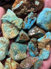 Turquoise Mountain - Kingman Blue Turquoise In Classic Red Matrix  1 Lb 