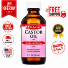 3 Pk De La Cruz Pure Castor Oil 2 Fl Oz     Bottled In Usa  Exp 02 2028