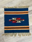 Chimayo Early Rio Grande Blanket Ca  1910  Size 19 5  L X 19  W  Hand Woven
