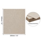 0 08 x12 x12  Book Board  20 Pack Chipboard Sheets Book Binding Board  Gray