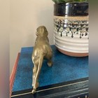 Brass Tiger jaguar Statue home office Decor vintage mcm mid Century Modern retro