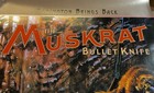 Vintage Original 1989 Remington Muskrat Bullet Knife Poster    a Pack Of Trouble   