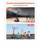 Uimoso Adjustable Portable Basketball Hoop With 10 Ft Height Range