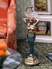 1 12 Miniature Dollhouse Standing Mermaid Ashtray