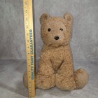 Vtg 1976 Dakin Pillow Pet Stuffed Plush Sitting Teddy Bear Brown