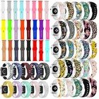 Soft Silicone Bracelet Sport Band Strap For Apple Watch Series 5 4 3 2 1 38-44mm