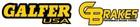 Kawasaki 1977-80 Kz 1000 Ltd Galfer Front Braided Stainless Steel Brake Line Kit