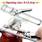 2pc Adjustable Multifunctional Stainless Steel Can Opener Jar Lid Gripper
