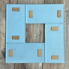 Vintage 1960 s Hamm s Beer Lakeside Plastics Blue Tiles Set Of 4