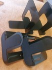 2 Pair Similar Universal Economy Office Bookends Standard  Steel Black