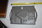 John Wright 2 Sided Cast Iron Gingerbread House Mold Williams Sonoma